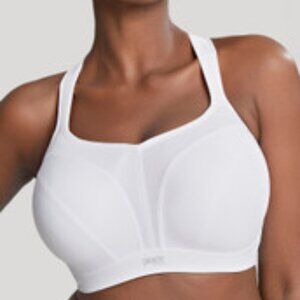 Panache Women's Underwired Sports Bra White Maximum Support Size 36 G
